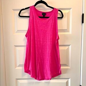 Torrid super soft slub neon pink tank top 00x M L 12